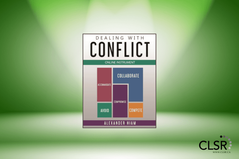 Product Spotlight: The Dealing with Conflict Instrument - CLSR